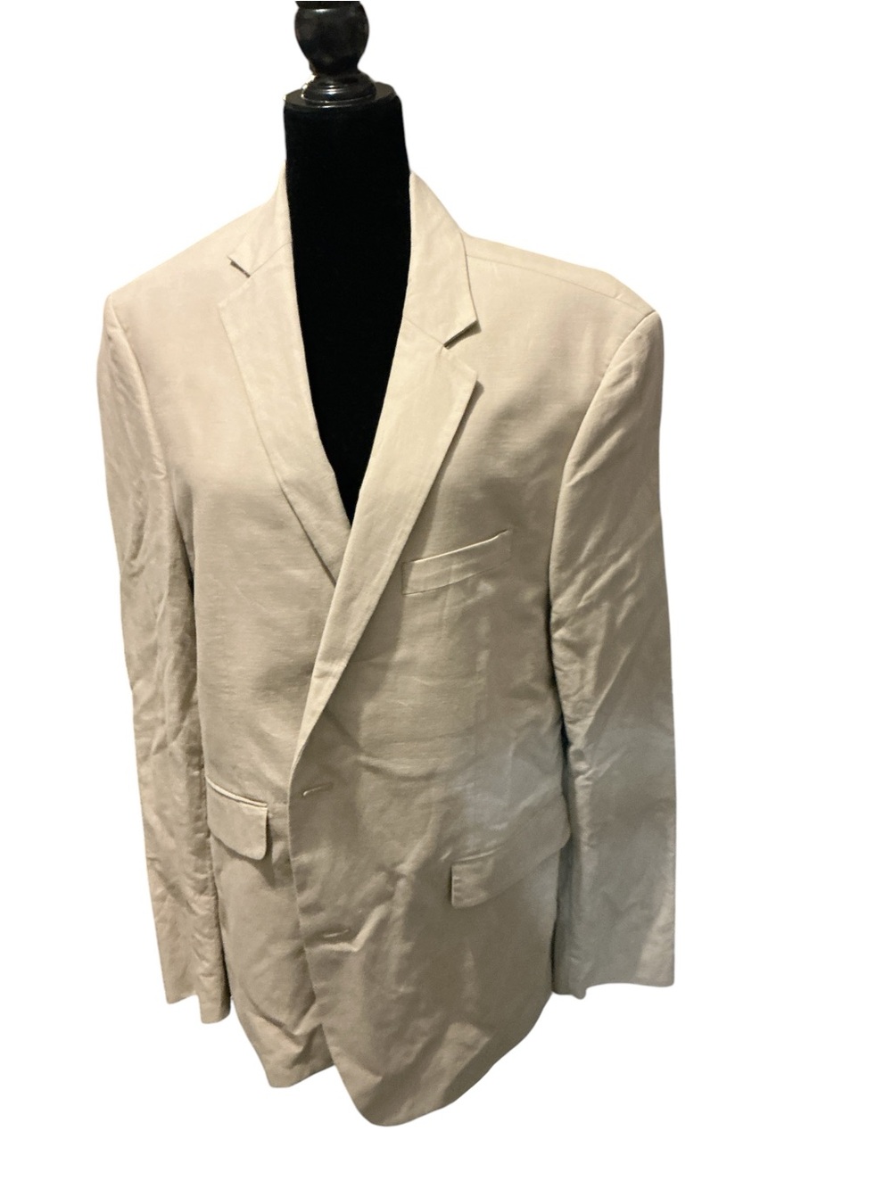 Claiborne Light Beige Single-Breasted Blazer